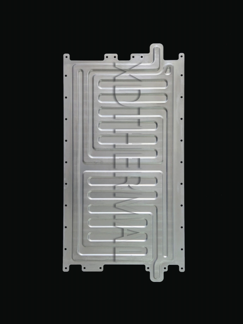 prismatic cell liquid cooling plate